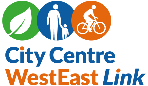 City Centre West to East Link logo