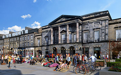 Street event outside the George Street Assembly Rooms