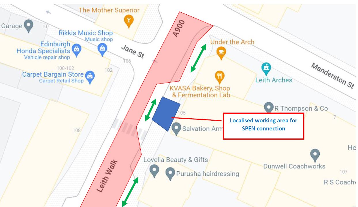 105Leith walk spen plan