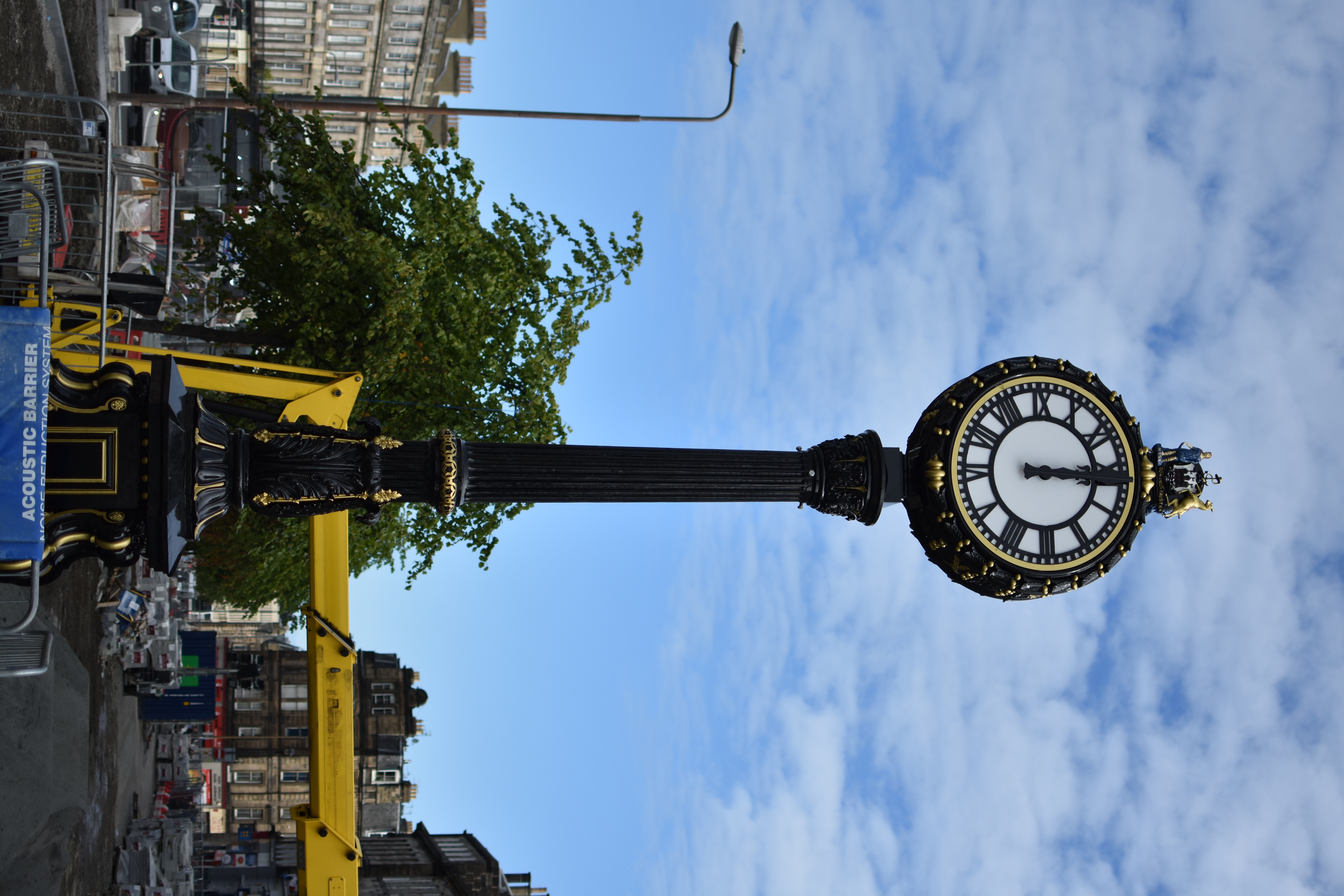 London Road Clock installed