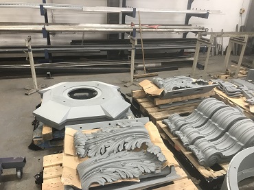 Parts of London Road Clock primed.