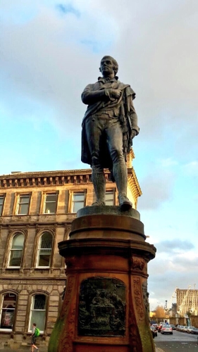 Photo of the Robert Burns Statue