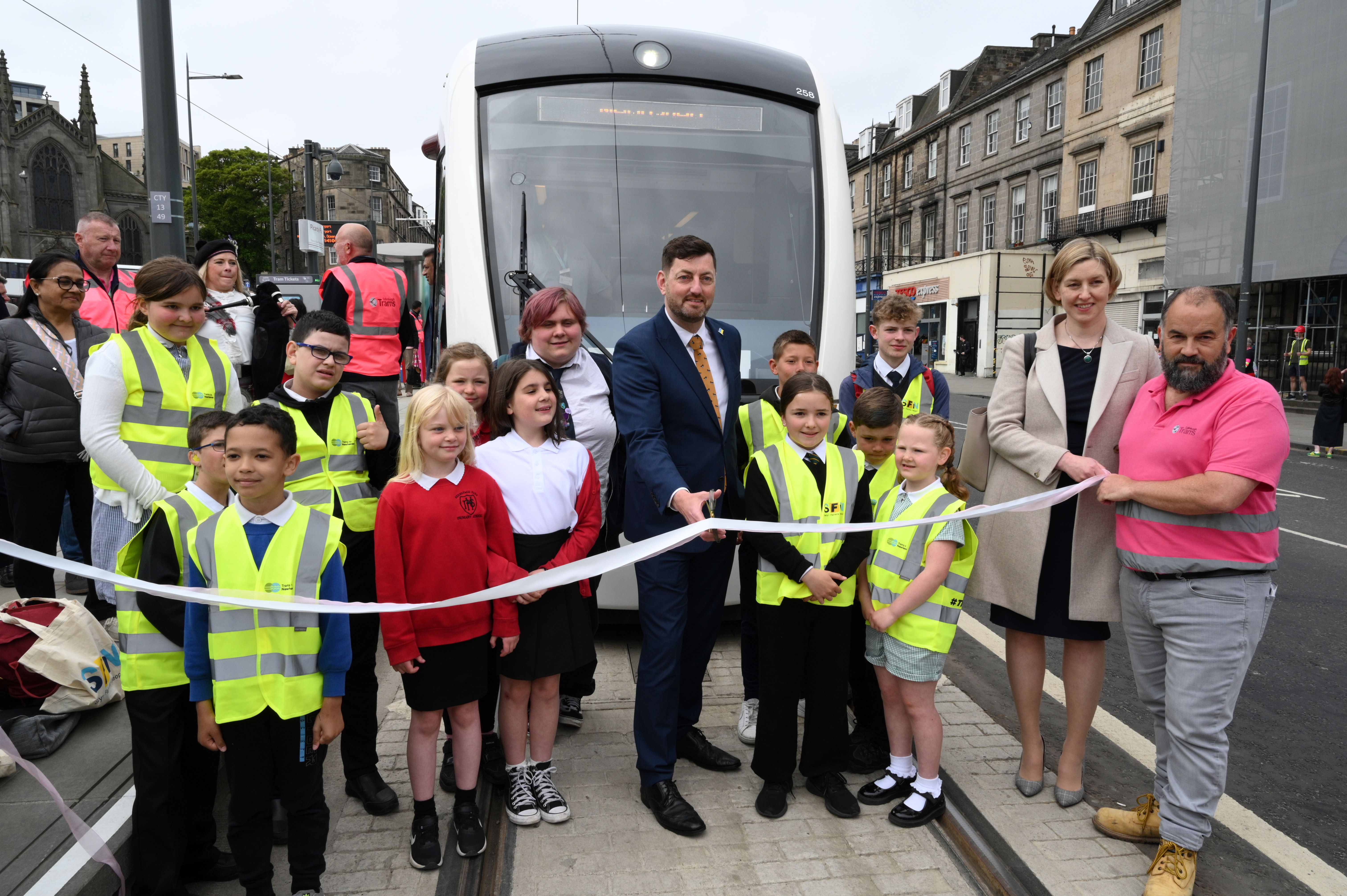 Launch of Trams to Newhaven 7 June 2023